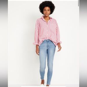 Old Navy Super Skinny Mid-Rise Jeans Light Wash